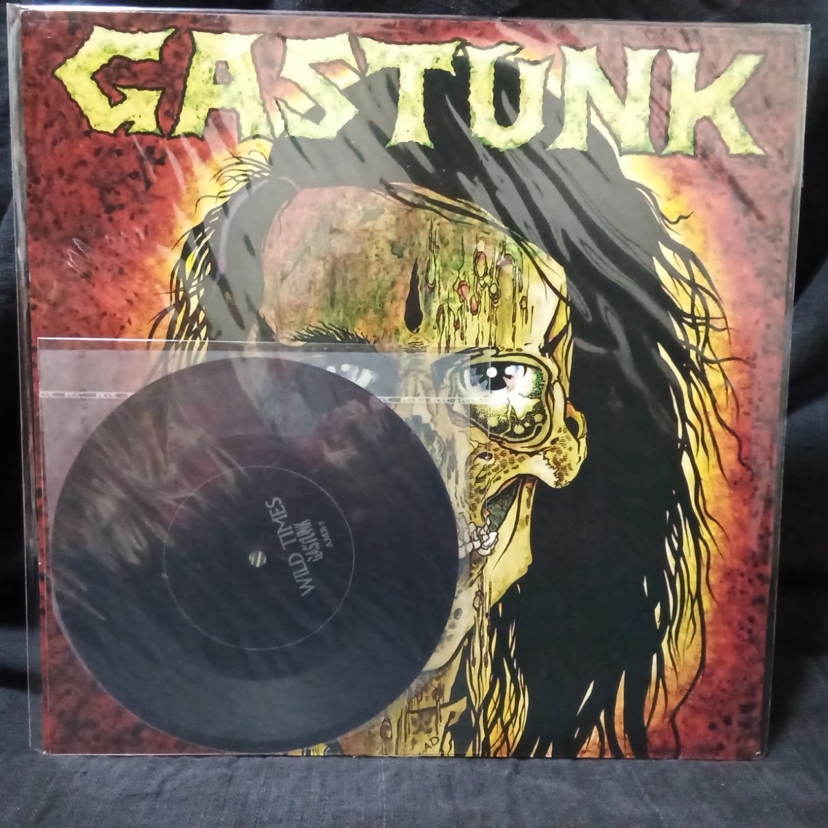 【未開封・ソノシート付】　GASTUNK　レコード　メタル　ジャパメタ_画像1