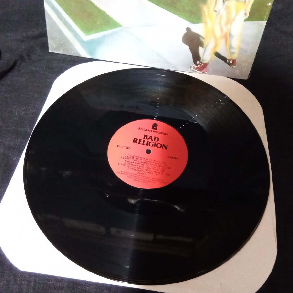 【BR01】 Bad Religion 「 Suffer 」 LPレコード　USパンク　輸入盤_画像5