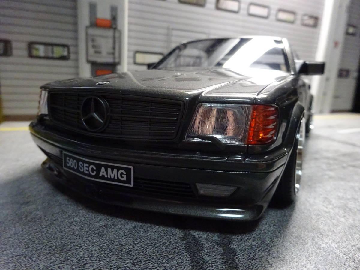 OTTO 1/18 メルセデスベンツ 560SEC AMG C126 ガンメタ アルミ製 OTTO 1/18 メルセデスベンツ 560SEC AMG C126 ガンメタ アルミ製
