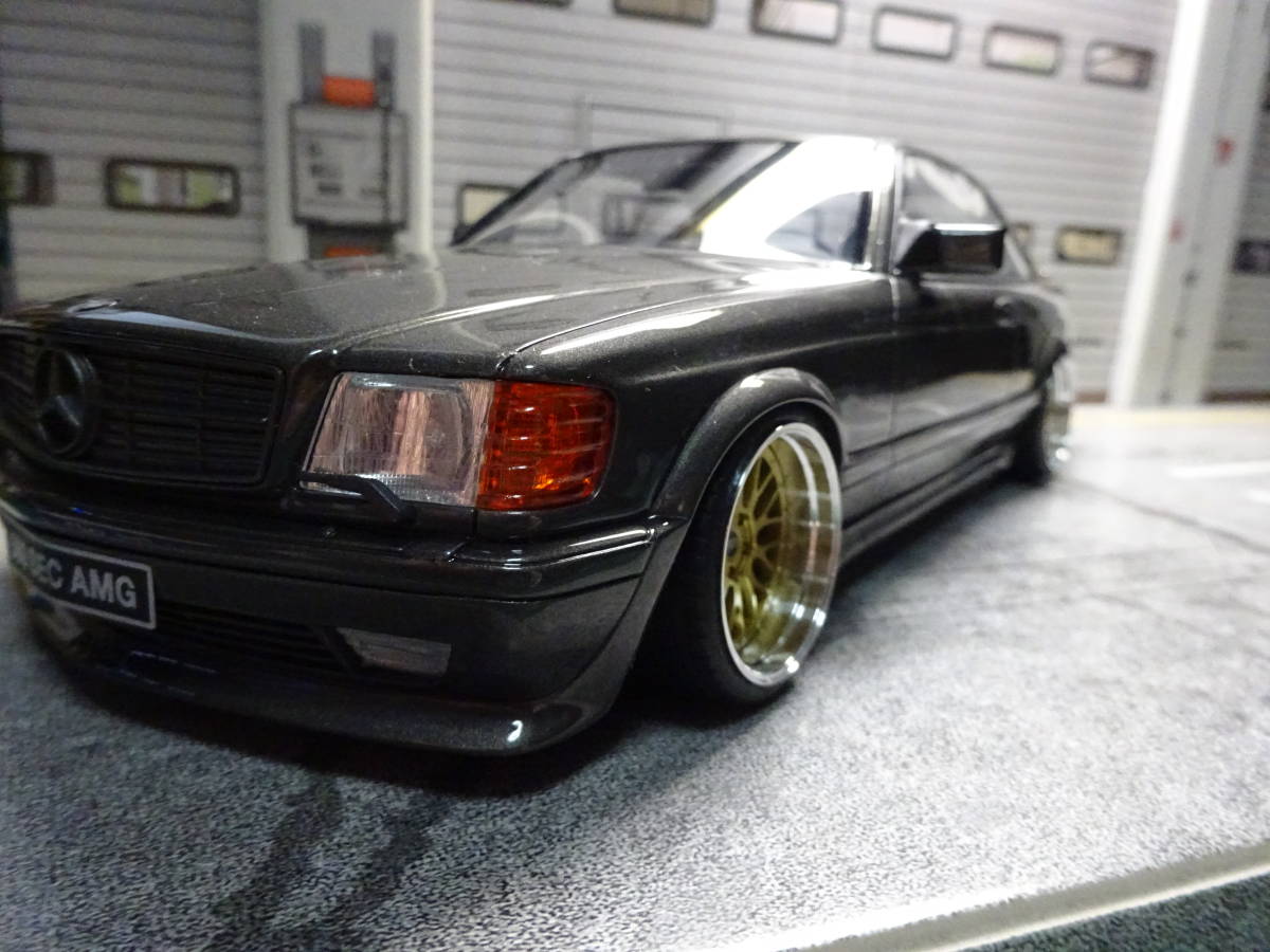 OTTO 1/18 メルセデスベンツ 560SEC AMG C126 ガンメタ アルミ製 OTTO 1/18 メルセデスベンツ 560SEC AMG C126 ガンメタ アルミ製