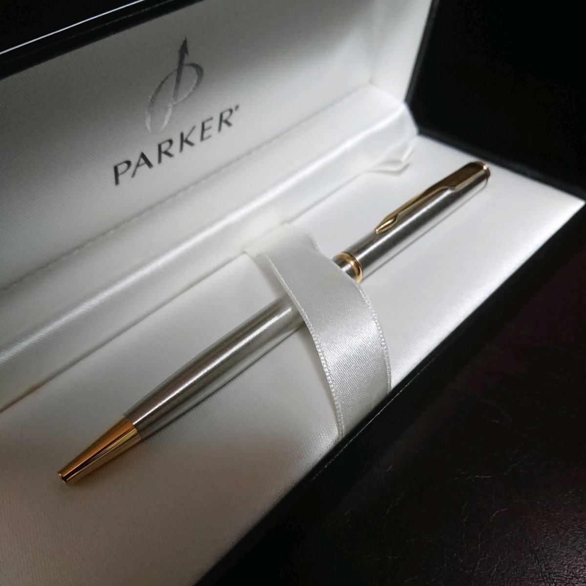 【未使用品】 PARKER パーカー ボールペン ステンレス 管F3_画像3