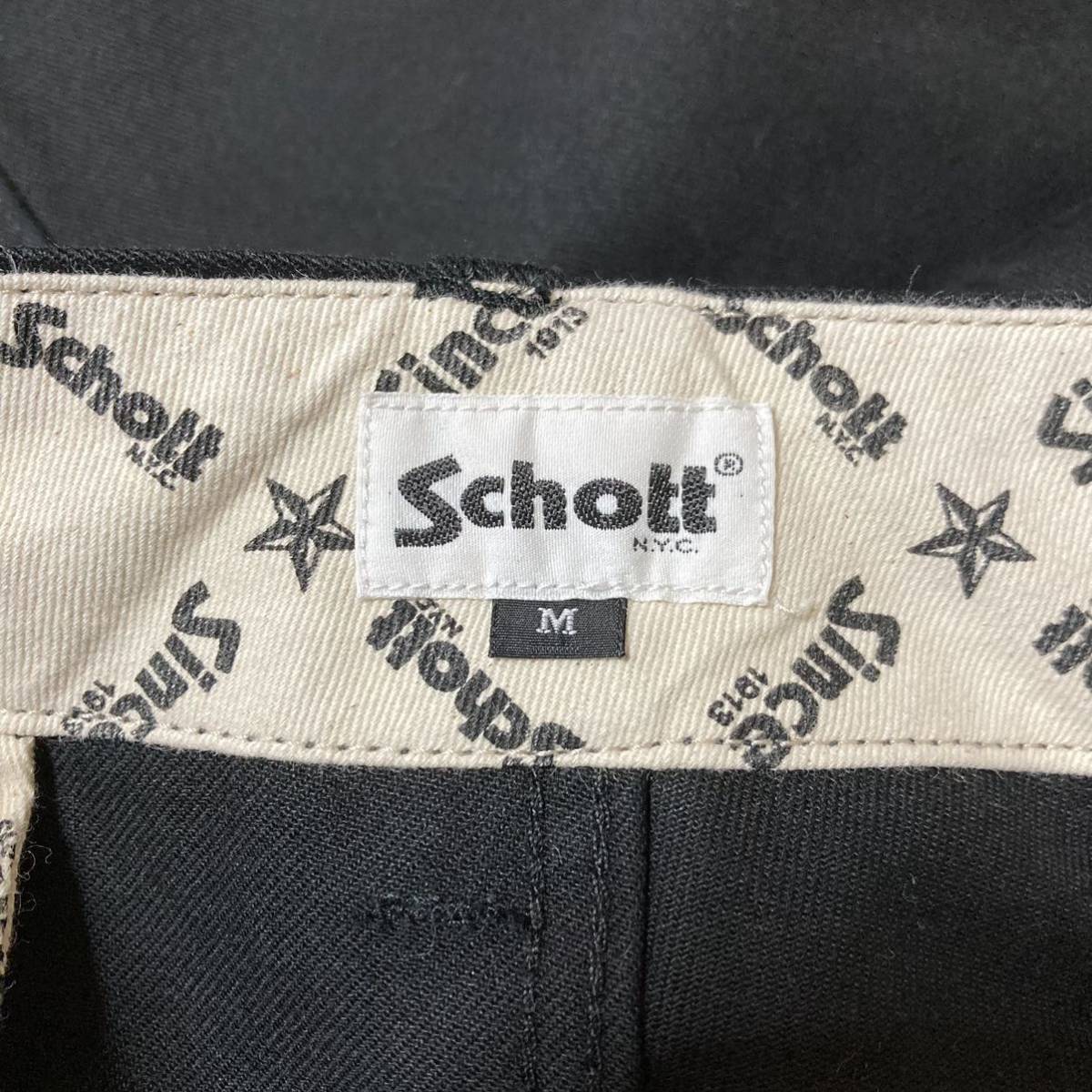 Schott ショット チノパン ブラック 美品 M