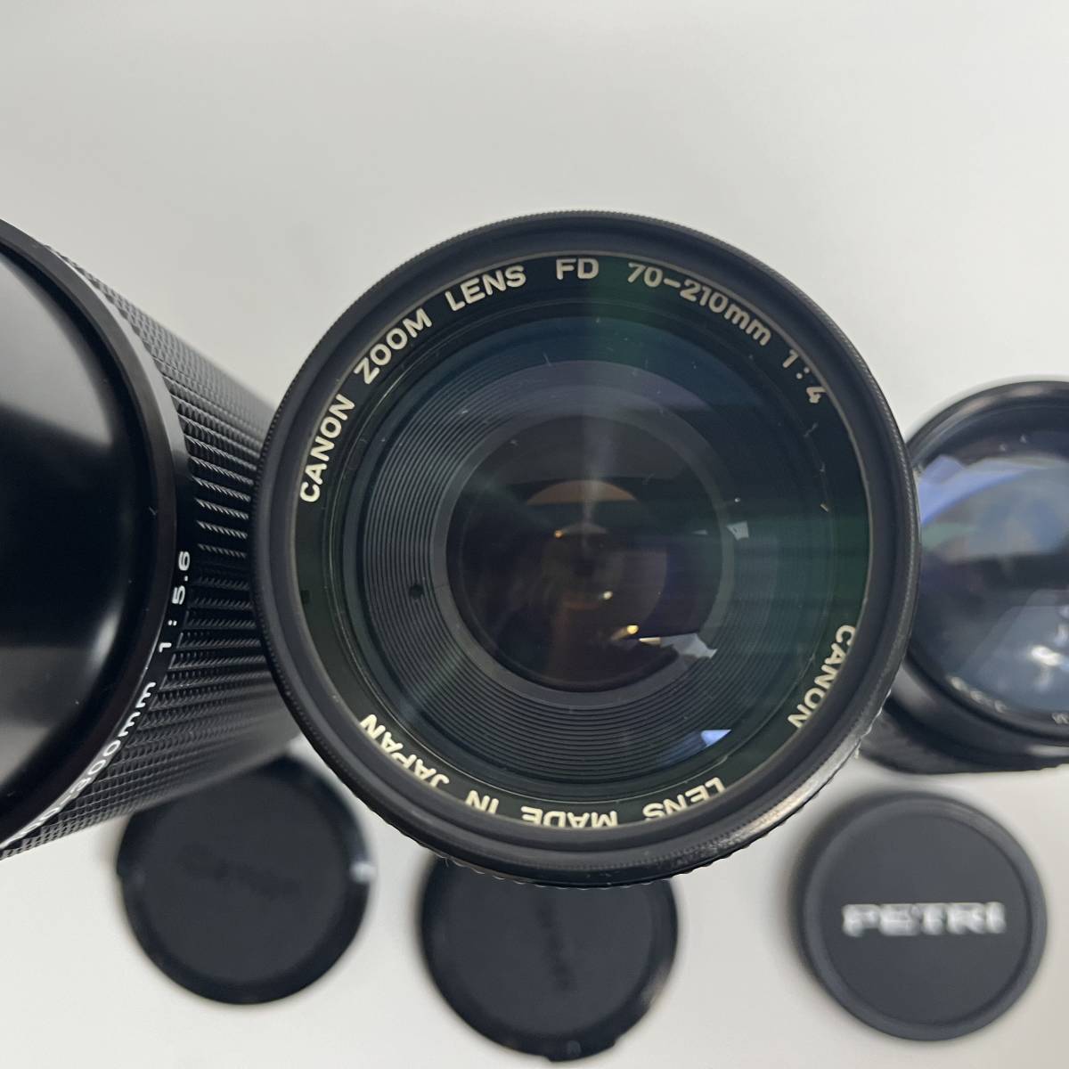 [動作未確認] CANON Zoom Lens FD 100-300mm 70-210mm PETRI Lens 135mm まとめ _画像3