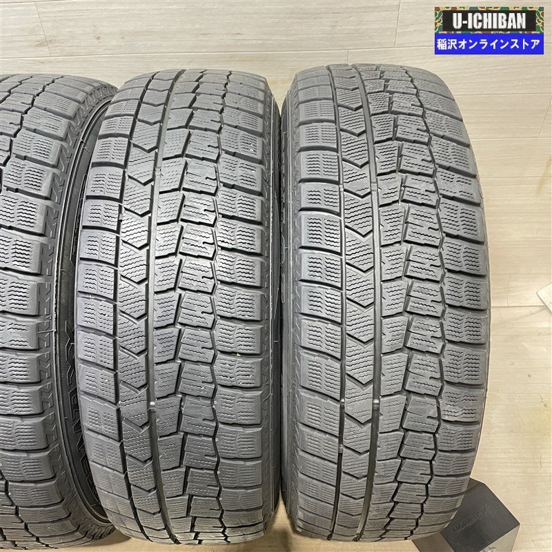 30アルファード ヴェルファイア 等 ESTROSA 7-17+38 5H114.3 ダンロップ WM01 225/60R17 17インチ スタッドレス 4本セット 009_画像9