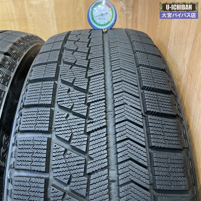 215/60R16 2019年製 ブリヂストン ブリザック VRX スタッドレスタイヤのみ 4本セット オデッセイ ヴェゼル CX-3 クラウン など _W004_画像10