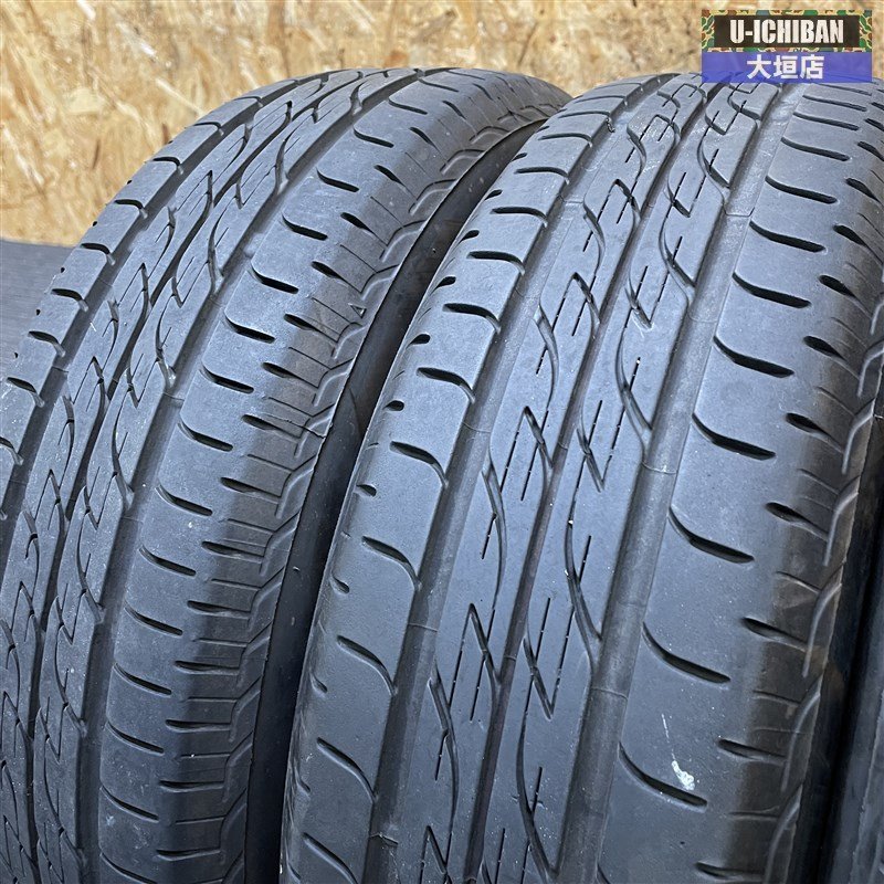 溝あり 155/65R14 ブリヂストン ネクストリー 低燃費タイヤ 2022年製 ダイハツ 純正 スチール 14インチ 4H 100 タント ムーヴ ウェイク 002_画像9