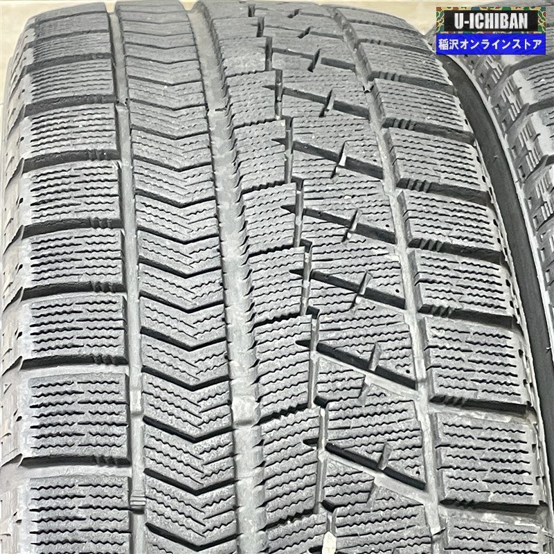 プリウス 86 カローラスポーツ 等 バルミナ 6.5-16+48 5H100 ブリヂストン VRX 205/55R16 16インチ スタッドレス 4本セット 009_画像8