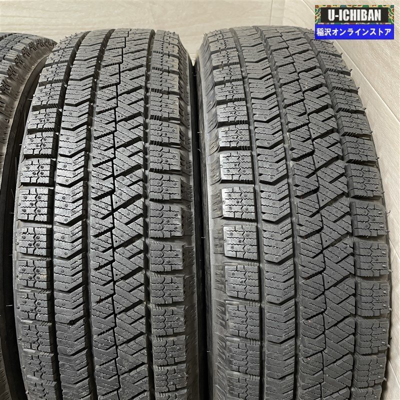 軽 軽自動車 等 EMBELY 4.5-14+45 4H100 2022年製 ブリヂストン VRX2 155/65R14 14インチ スタッドレス 4本セット 009_画像10