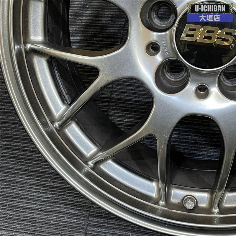 希少 鍛造 軽量 BBS RG-R RG718 17インチ 8J+35 5H112 DB 4本 ハブリング内径 57.1ｍｍ アウディ A4 B6 B7 VW シロッコ 3C パサート等 002_画像4