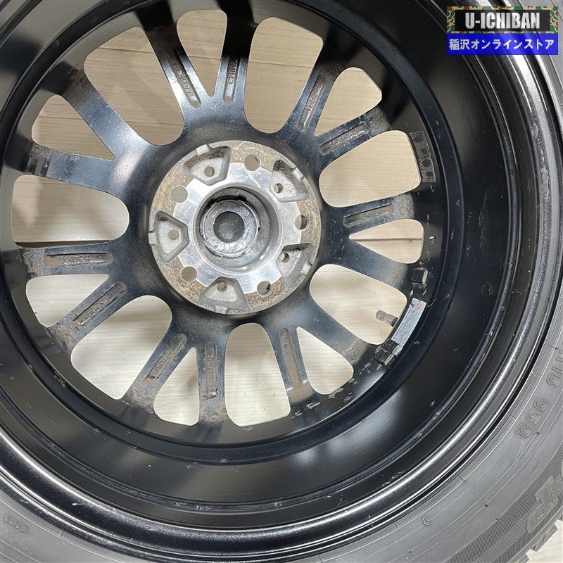 ヤリスクロス 等 Mistire 6.5-16+38 5H114.3 2020年製 ダンロップ WM02 205/65R16 16インチ スタッドレス 4本セット 009kの画像6