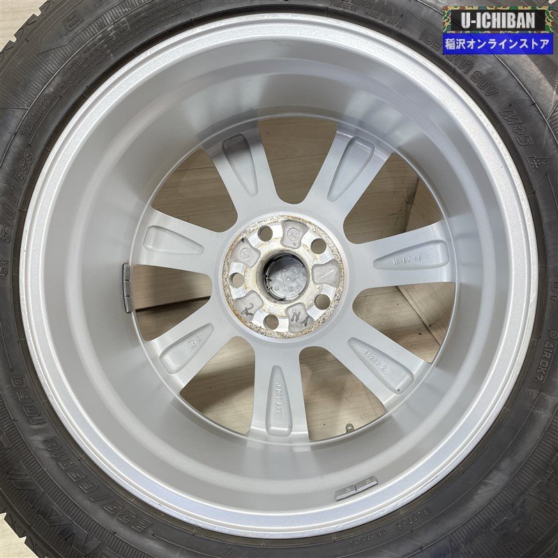 20系 レクサス RX 等 レクサス 純正 8-18+30 5H114.3 グッドイヤー アイスナビSUV 235/65R18 18インチ スタッドレス 4本セット 009k_画像6