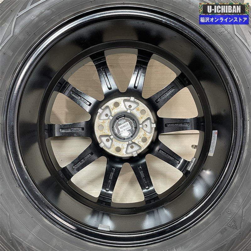 オデッセイ ヴェゼル 等 CF01 6.5-16+53 5H114.3 ダンロップ WM01 215/60R16 16インチ スタッドレス 4本セット 009kの画像6