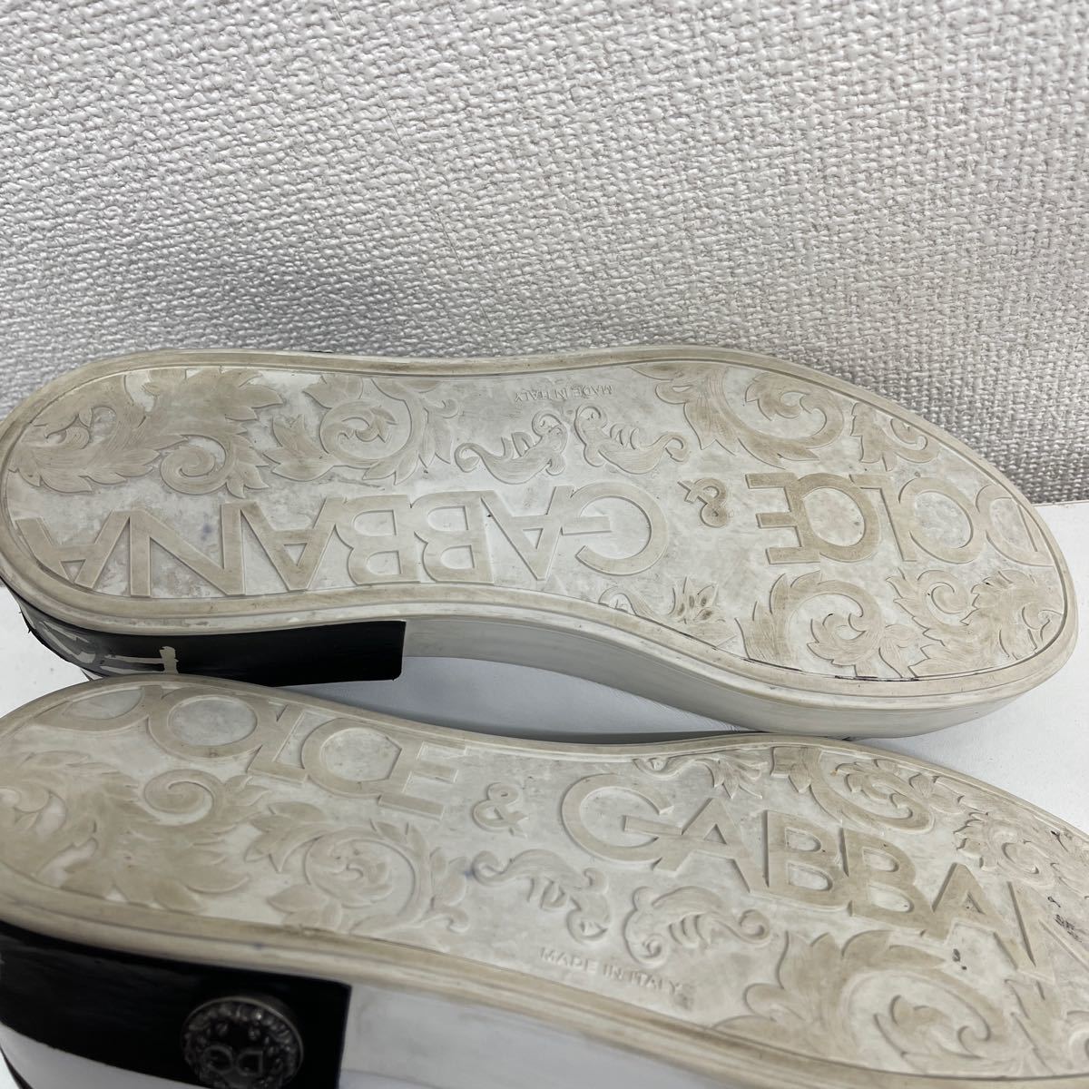☆DOLCE＆GABBANA ドルチェ&ガッバーナ スニーカー サイズ 8 1/2約27.5cm靴 シューズ メンズ☆_画像9
