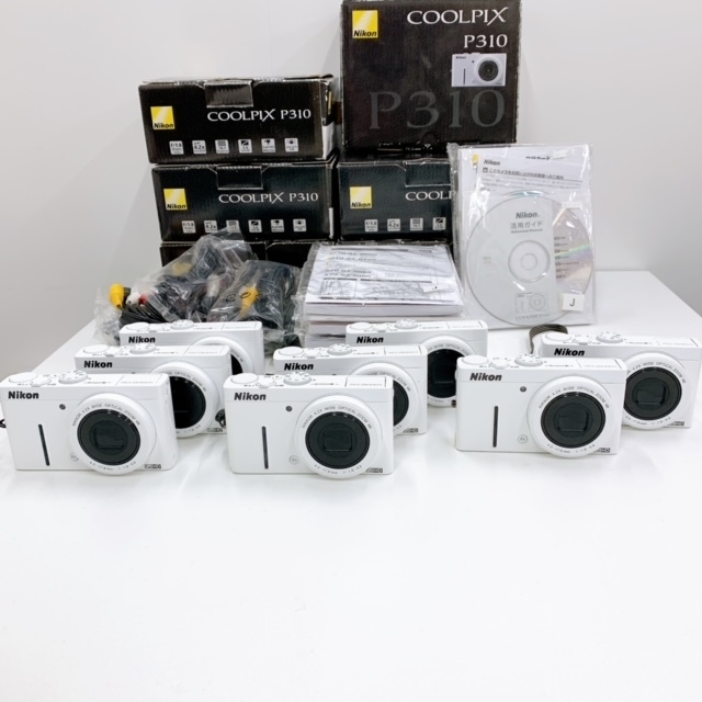 Nikon デジタルカメラ COOLPIX P310 ホワイト クールピクス 通電OK まとめ売り 8台 充電器 / 付属品有_画像1