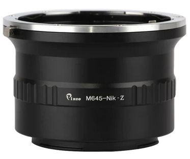 マミヤ 645 MAMIYA 645レンズ → ニコンZ Nikon Zマウントアダプター Z9 Z8 Zf Zfc Z7II Z6II Z5 Z50 Z30_画像1