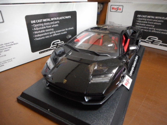 **1/18 Maisto counter kLPI 800-4 black Maisto Lamborghini Countach Black 2021**