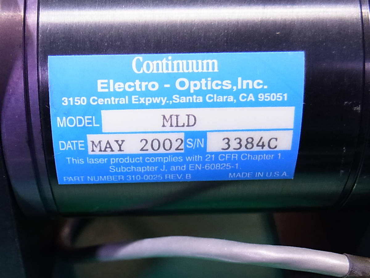 #[ prompt decision ]Continuum Electro-Optics,Inc YAG Laser disassembly parts 811U-06*MLD other mirror parts various set junk treatment .. exhibition 