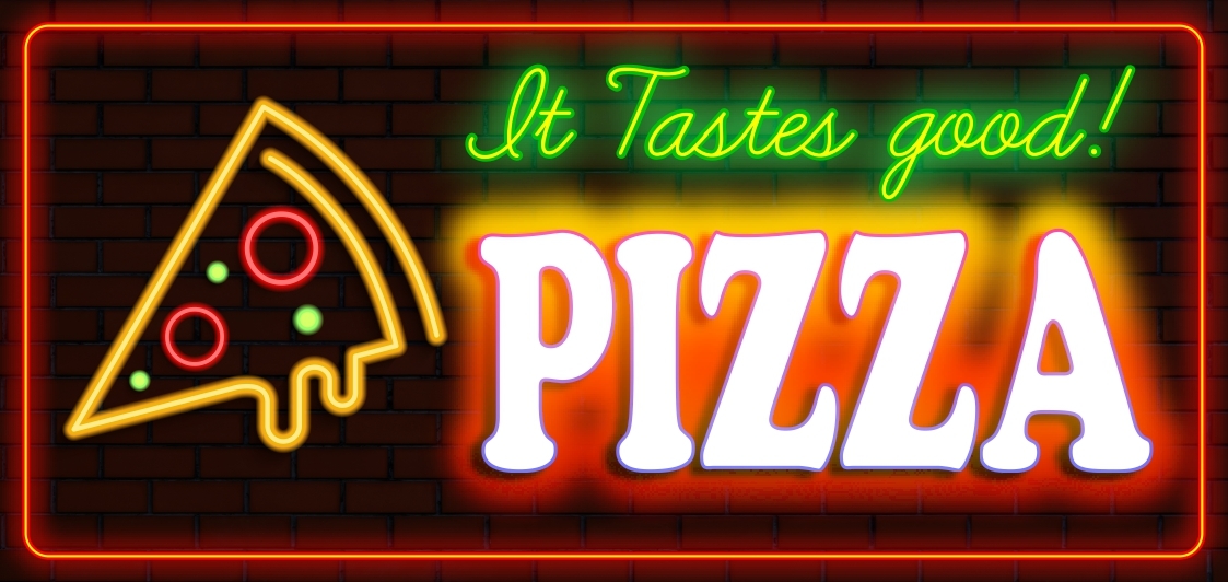 PIZZA пицца итальянский итальянская кухня макароны хлеб магазин кухня машина миниатюра лампа освещение табличка украшение смешанные товары свет BOX иллюминация табличка молния табличка 