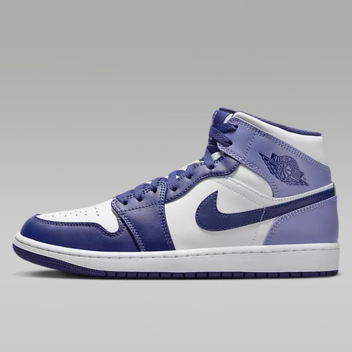 NIKE AIR JORDAN1 MID エアジョーダン1 ホワイト/パープル 新品 NIKE AIR JORDAN1 MID エアジョーダン1 ホワイト/パープル 新品