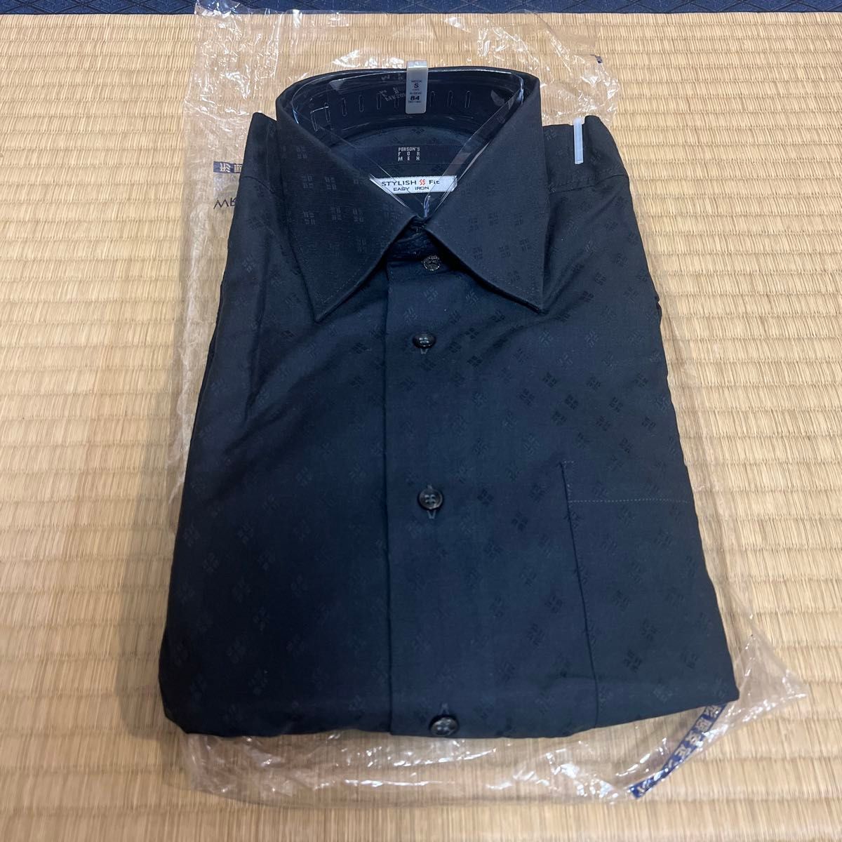 2枚セット★新品 39-M 長袖/ワイシャツ メンズ 紳士 Yシャツ 白 と黒