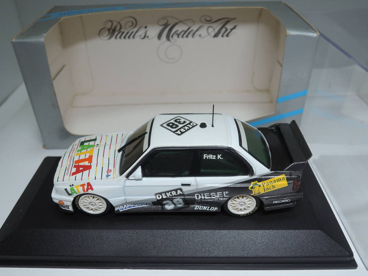 ☆超レア銀箱・☆PMA 1/43 BMW M3 “LATTA” #38 DTM 1992 Kreutzpointner☆240123_画像1