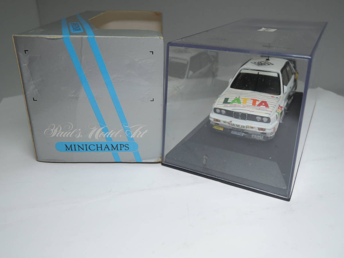 ☆超レア銀箱・☆PMA 1/43 BMW M3 “LATTA” #38 DTM 1992 Kreutzpointner☆240123_バーコードラベルありません