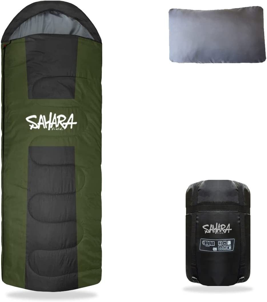 fieldarchi寝袋-15℃　ハイクオリティー枕付き
