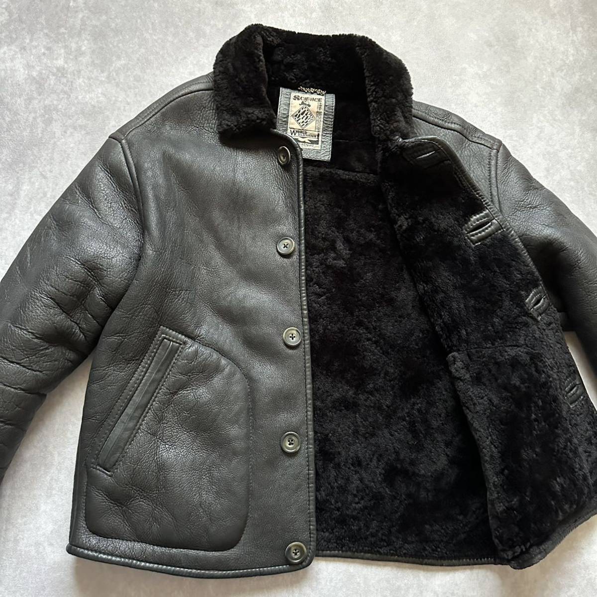 80s-90s vintage SCIENCE LONDON サイエンスロンドン ムートン 80s-90s vintage SCIENCE LONDON サイエンスロンドン ムートン