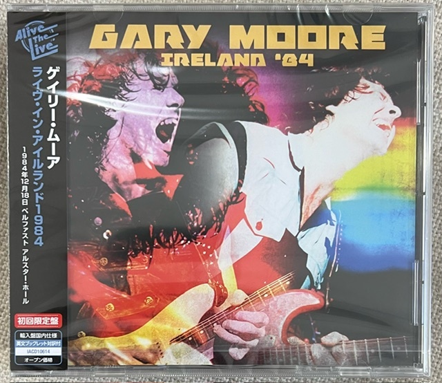 新品【国内CD】ゲイリー・ムーア ライヴ・イン・アイルランド1984 GARY MOORE Ireland ’84 IACD10614_画像1