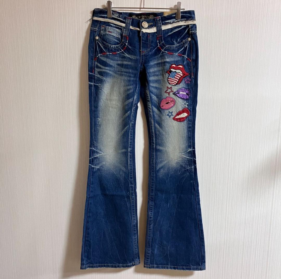 [ новый товар ] RED PEPPER красный перец Denim джинсы низ ji- хлеб оттенок голубого 26 размер [k181]