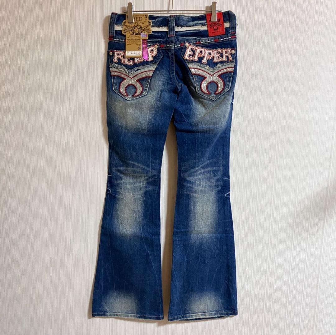 [ новый товар ] RED PEPPER красный перец Denim джинсы низ ji- хлеб оттенок голубого 26 размер [k181]