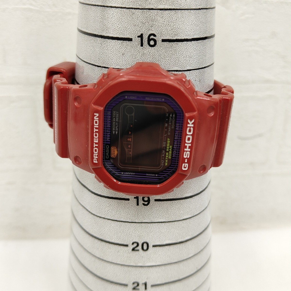 19 CASIO G-SHOCK メンズ 腕時計 時計 カシオ Gショック GWX-5600C レッド 赤 デジタル G-LIDE TOUGH SOLAR 20BAR 防水 SHOCK RESIST SC_画像5