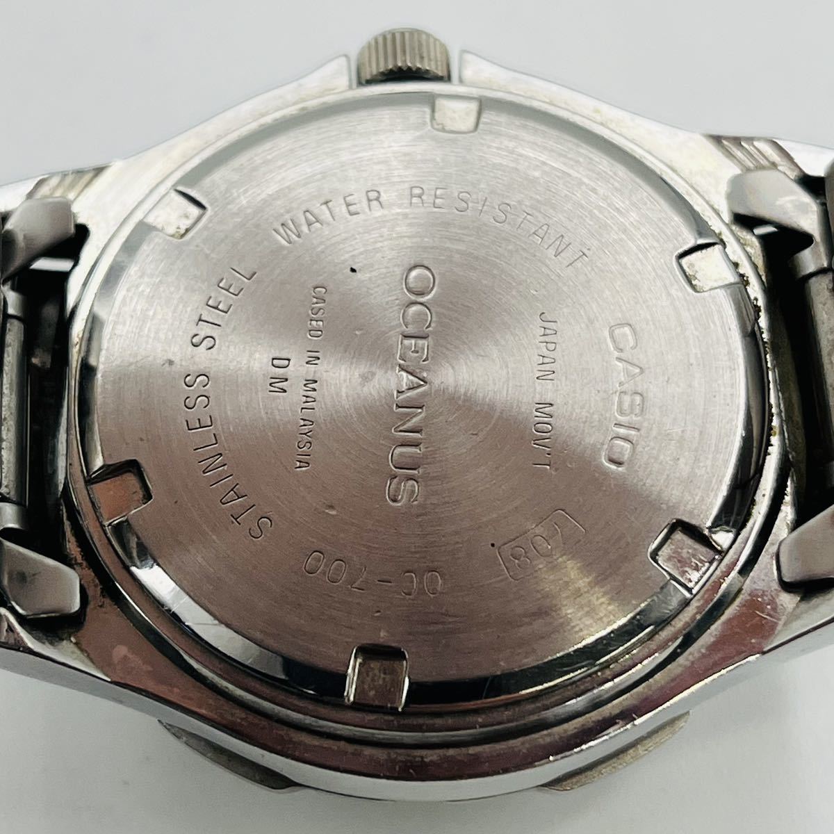 754 CASIO OCEANUS カシオ オシアナス メンズ腕時計 腕時計 時計 OC-700 クオーツ クォーツ 3針 カレンダー ステンレス 20BAR TI_画像5