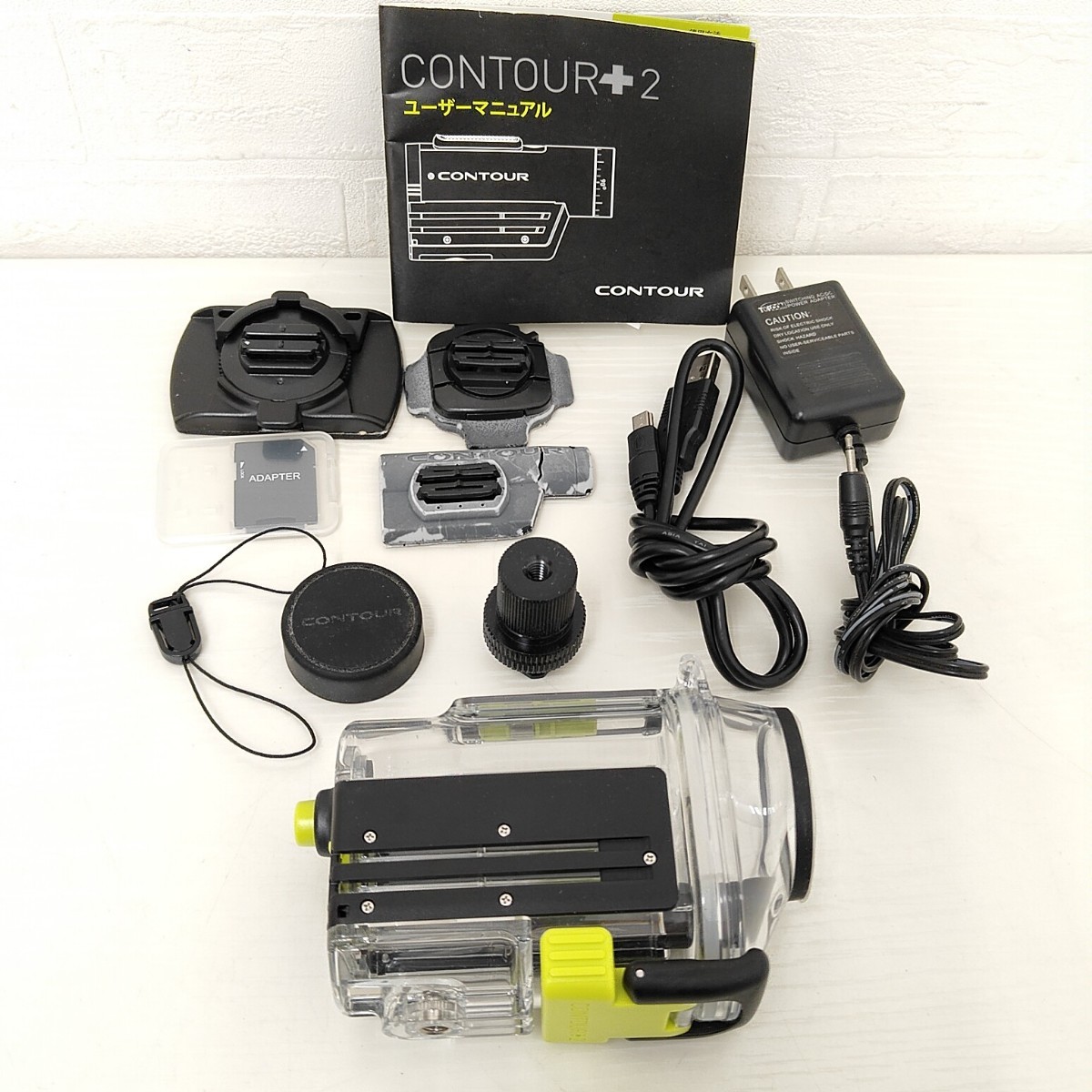 ★通電確認済★ Contour+2 ウェアラブル ビデオカメラ ビデオ カメラ MODEL1719 コンツアー フルHD プロフェッショナル 軽量 Bluetooth SC_画像10