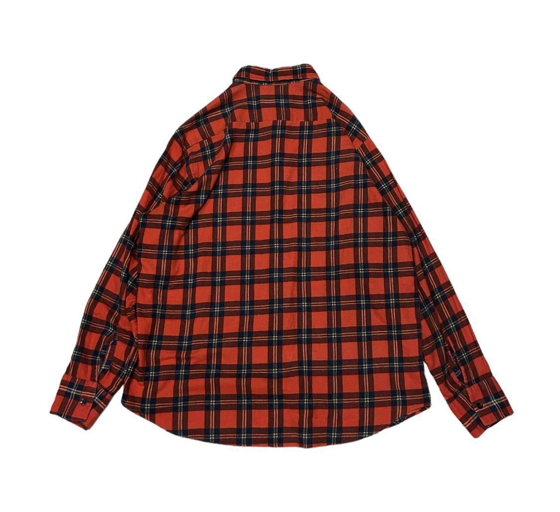 The Highlander Flannel Vintage ハイランダーフランネル 赤チェック 希少 サイズXL Rare レア BY BUD BERMA ネルシャツ 大きめサイズ_画像8