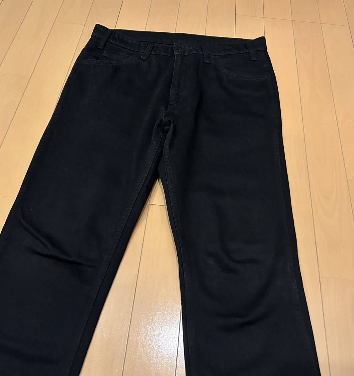 unused Cut Off Black Denim Pant's アンユーズド ブラックデニムパンツ サイズ3 日本製 MADE IN JAPAN 42TALON 黒 5ポケット 5ポケット_画像5