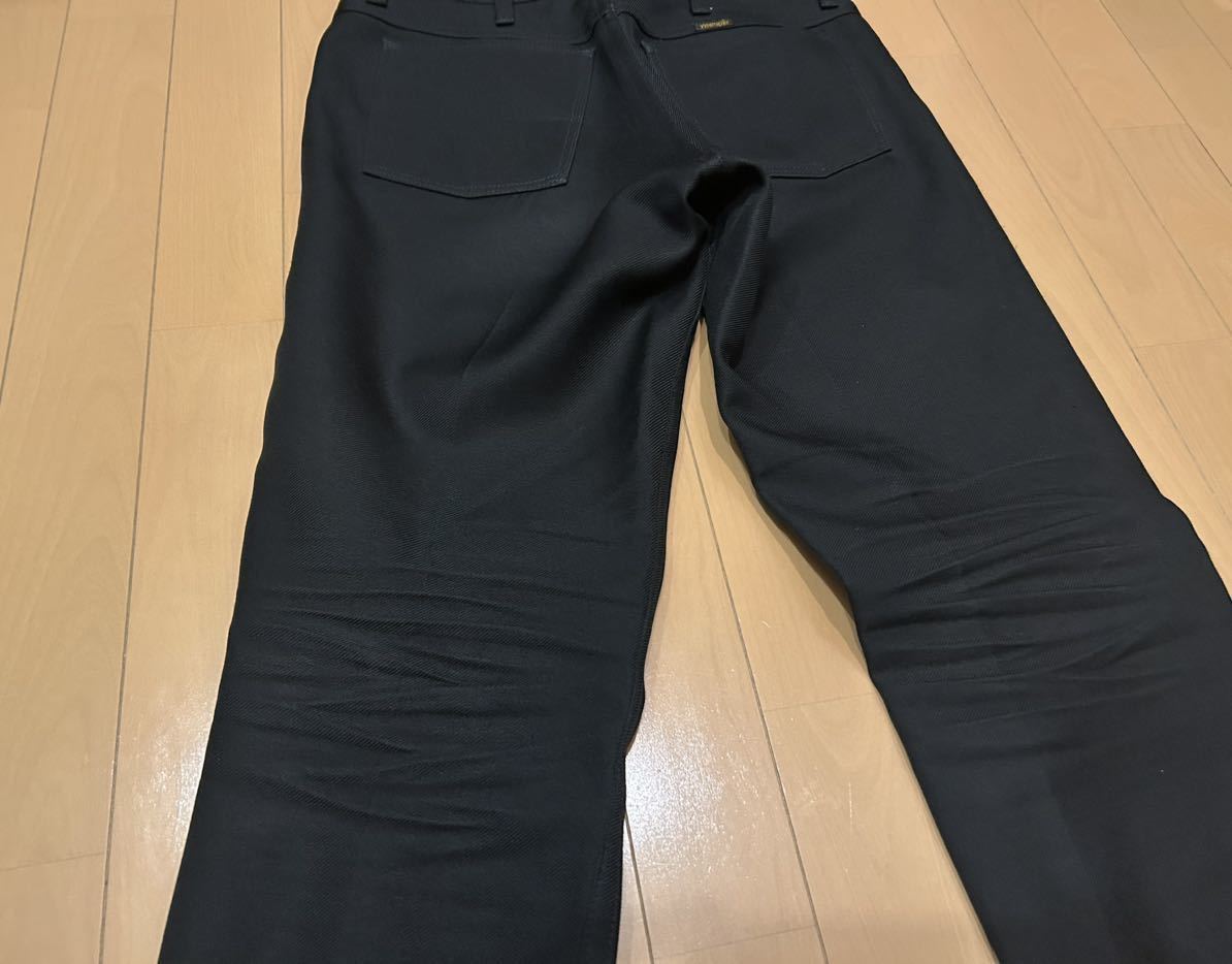 WRANGLER Remake WRANCHER DRESS JEANS ラングラー リメイク ランチャードレスジーンズ Black ブラック 黒 ポリエステルパンツ polyesterの画像10