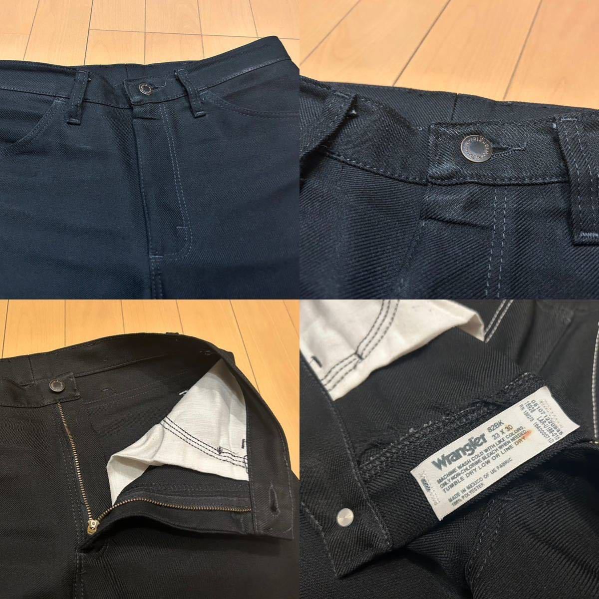 WRANGLER Remake WRANCHER DRESS JEANS ラングラー リメイク ランチャードレスジーンズ Black ブラック 黒 ポリエステルパンツ polyesterの画像2