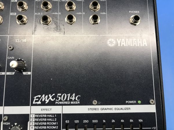 6【 ヤマハ / YAMAHA 】POWERED MIXER【 EMX5014C 】パワードミキサー ミキサー 音楽機材 器材 120_画像10