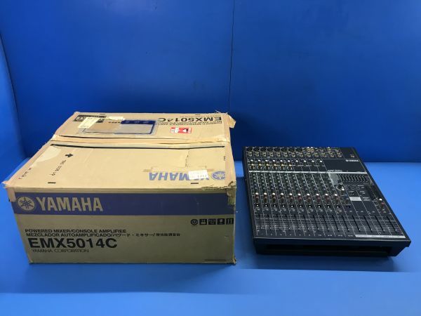 6【 ヤマハ / YAMAHA 】POWERED MIXER【 EMX5014C 】パワードミキサー ミキサー 音楽機材 器材 120_画像1