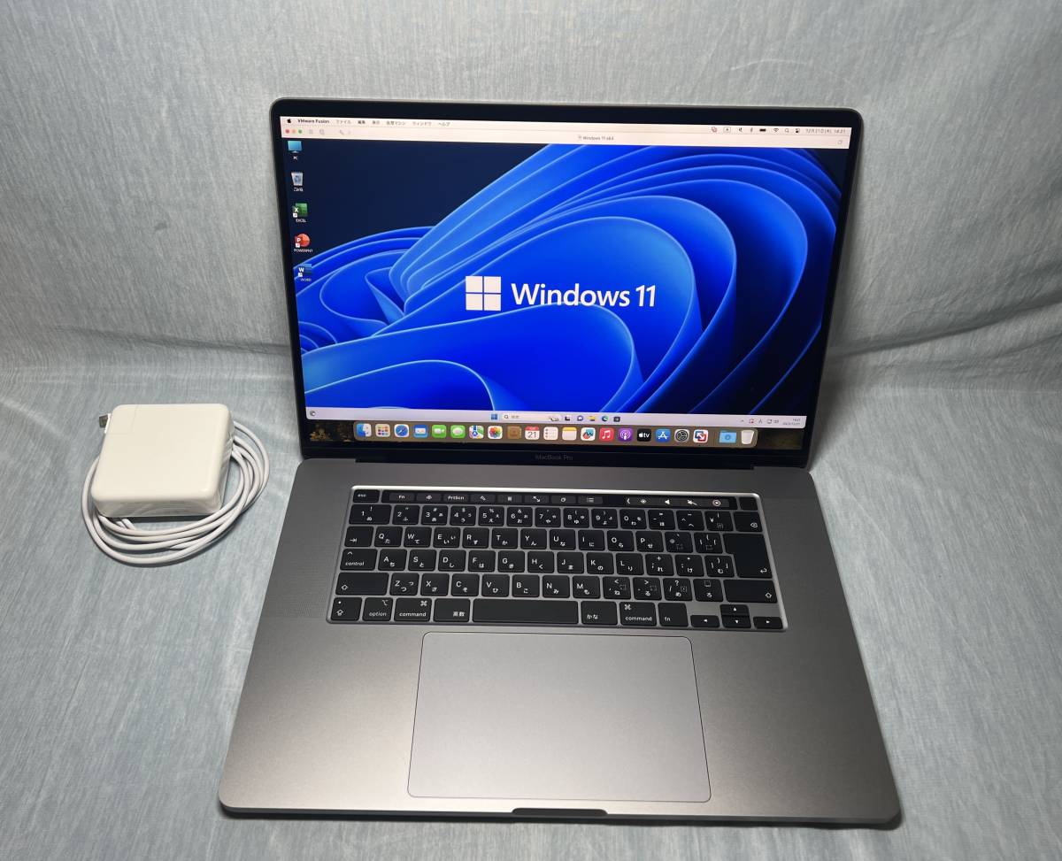 美品 MacBookPro Retina 16インチ 2019 Core i9 2.3GHz/16G/AppleSSD 1TB/macOS Sonoma 14/Windows 11 Pro/Office 2021_画像2