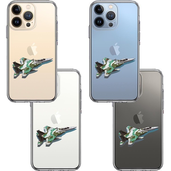 iPhone13Pro ケース クリア 航空自衛隊 F-15J アグレッサー2 スマホケース 側面ソフト 背面ハード ハイブリッド_画像2