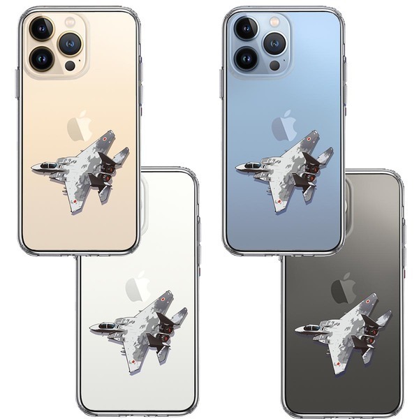 iPhone13Pro ケース クリア 航空自衛隊 F-15J アグレッサー1 スマホケース 側面ソフト 背面ハード ハイブリッド_画像2