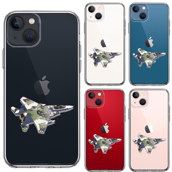 iPhone13 ケース クリア 航空自衛隊 F-15J アグレッサー スマホケース 側面ソフト 背面ハード ハイブリッド_画像2