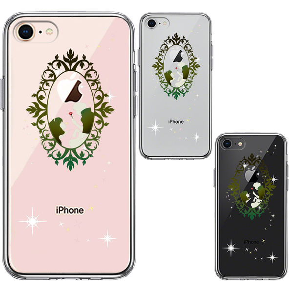 iPhone7 iPhone8 ケース クリア 眠れる森の美女 2 スマホケース 側面ソフト 背面ハード ハイブリッド_画像2