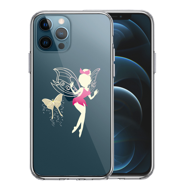 iPhone12Pro ケース クリア ピーターパン 妖精 3 スマホケース 側面ソフト 背面ハード ハイブリッド_画像1