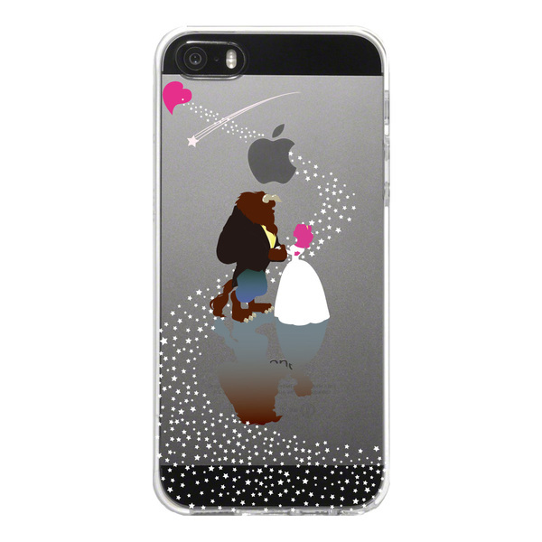 iPhone5 iPhone5s ケース クリア 美女と野獣 星 の 祝福 スマホケース ハード スマホケース ハード_画像5