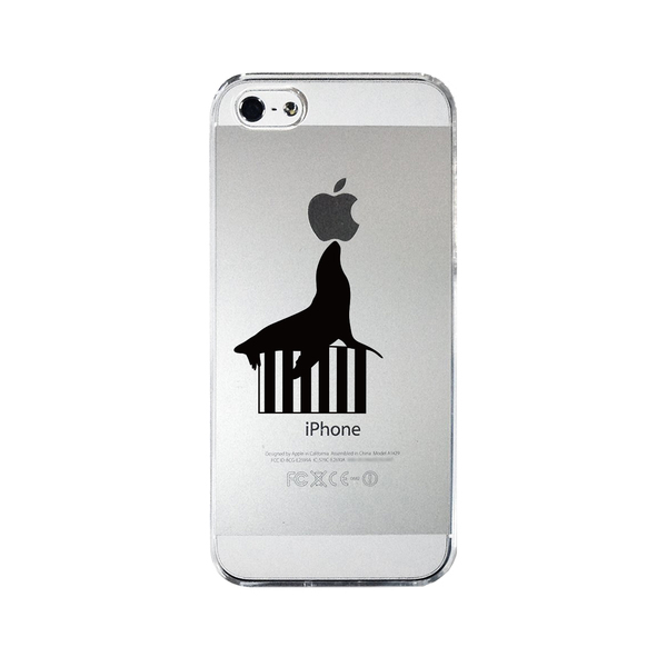 iPhone5 iPhone5s ケース クリア アザラシの曲芸 スマホケース ハード スマホケース ハード_画像4