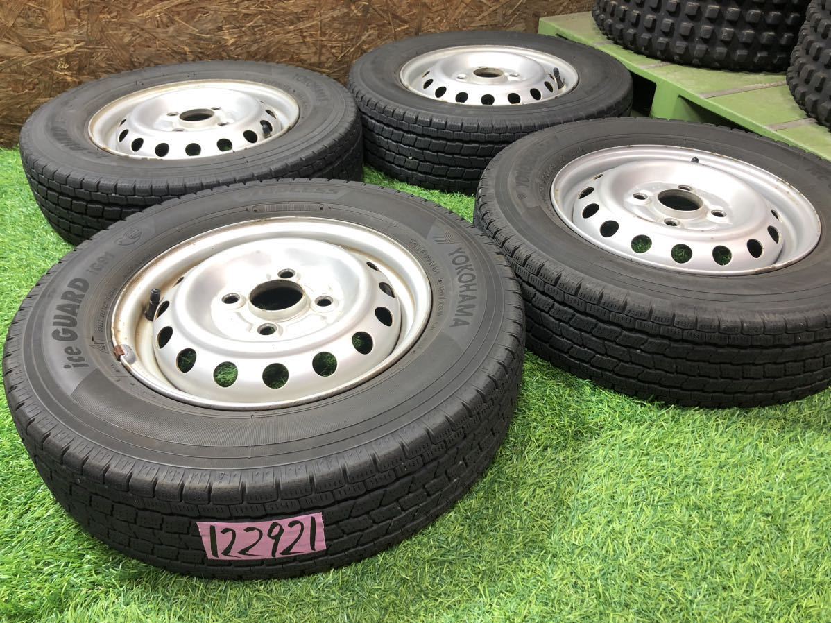 ホンダ純正 12inch × 145/80R12 80/78N LT(145R12 6PR LT)PCD100 4穴 アクティ バモス エヌバン Nバン NVAN スタッドレス_画像1