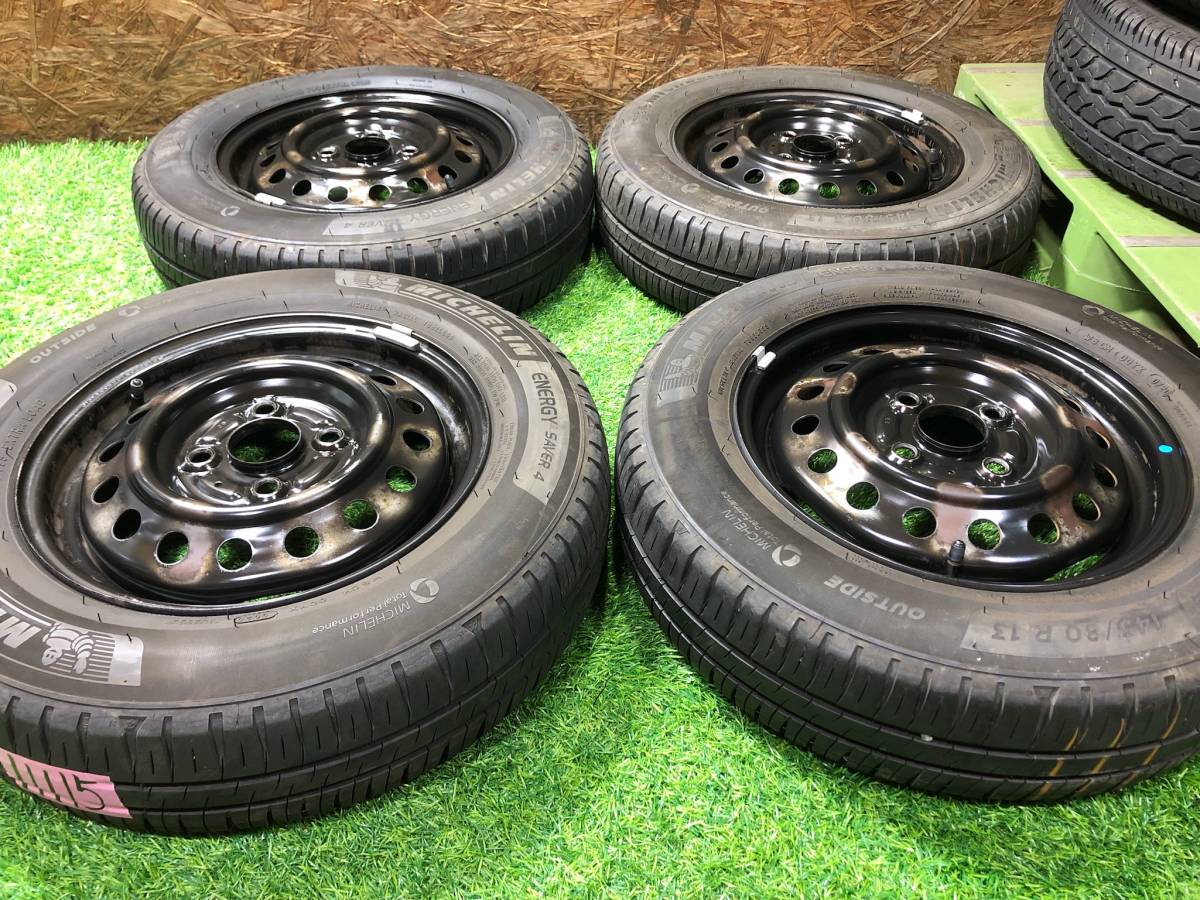 ダイハツ純正 13inch × 145/80R13 PCD100 4穴 YRV エッセ ストーリア タント ミラ ムーヴ ハイゼット アトレー ピクシス_画像2